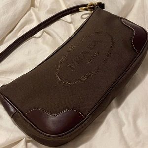 Brown Prada Shoulder Bag